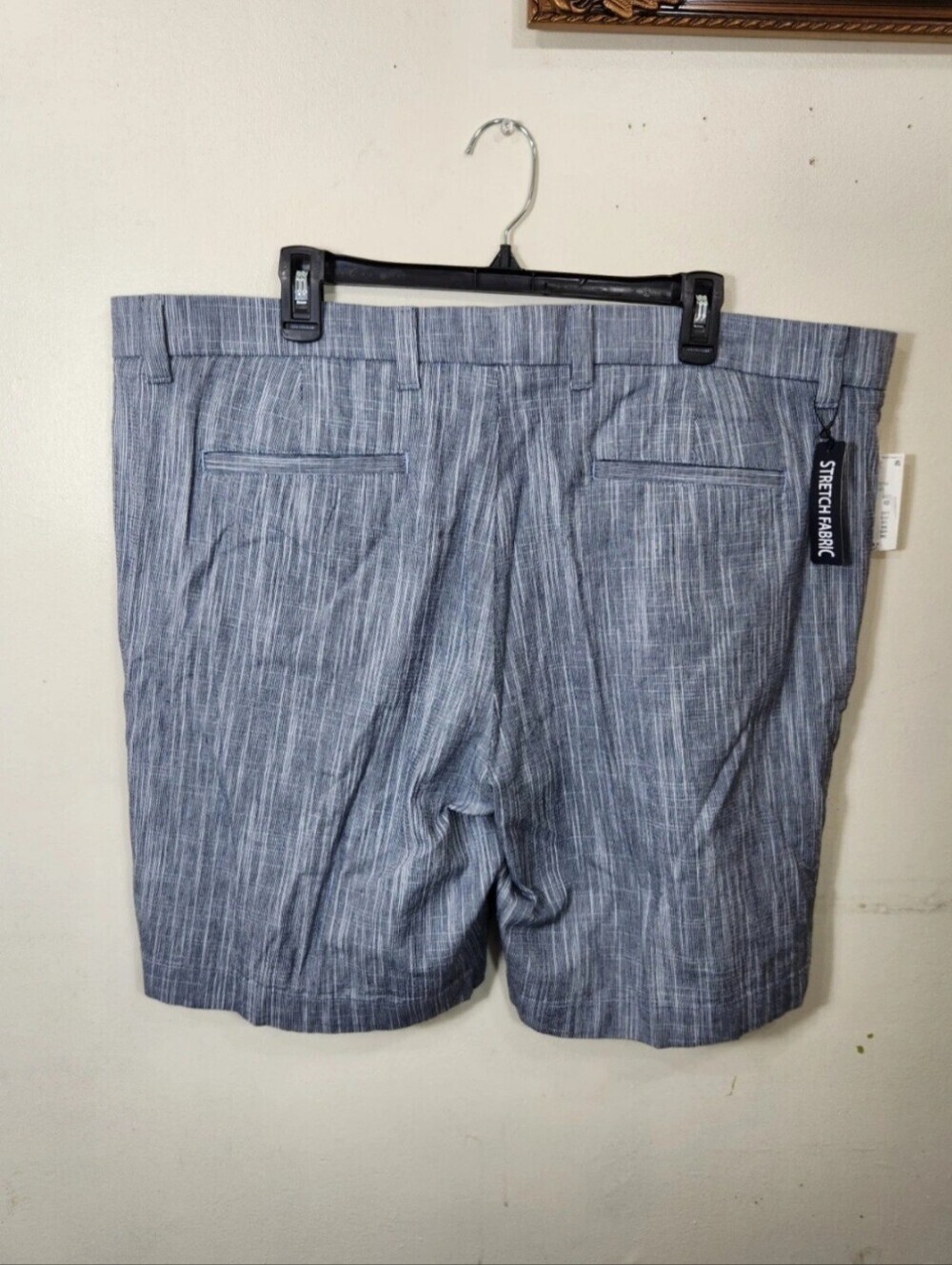 Roundtree Yorke Mens Size 42 Casuals  Classic Fit Flat Front Shorts Stretch 02 - Picture 2 of 7